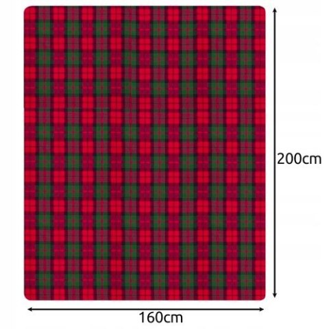 Koc Narzuta Pled na Łóżko Bardzo Gruby Miękki Ciepły Dwuosobowy 160x200 cm Koc Narzuta Pled na Łóżko Bardzo Gruby Miękki Ciepły Dwuosobowy 160x200 cm