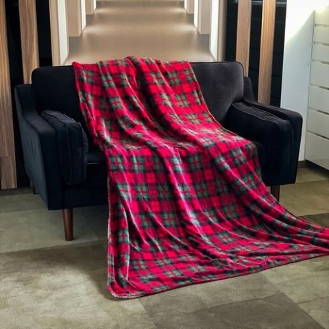 Koc Narzuta Pled na Łóżko Bardzo Gruby Miękki Ciepły Dwuosobowy 160x200 cm Koc Narzuta Pled na Łóżko Bardzo Gruby Miękki Ciepły Dwuosobowy 160x200 cm