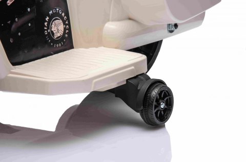 Motor Motorek Chopper 6V 35W Led Boczne Kółka Biały Motor Motorek Chopper 6V 35W Led Boczne Kółka Biały