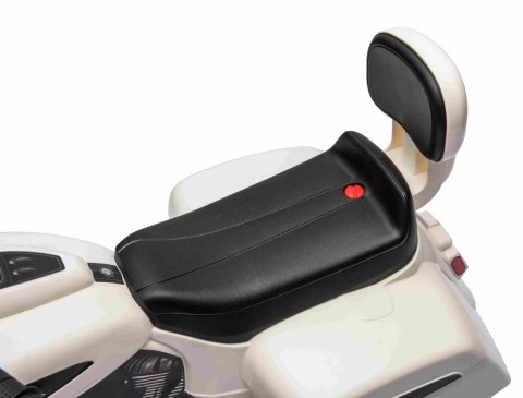 Motor Motorek Chopper 6V 35W Led Boczne Kółka Biały Motor Motorek Chopper 6V 35W Led Boczne Kółka Biały