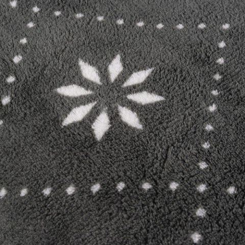 Zestaw Świąteczny Koc Narzuta 2 Poszewki 160x200 Komplet Szaro-Biały Zestaw Świąteczny Koc Narzuta 2 Poszewki 160x200 Komplet Szaro-Biały