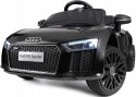 AUDI R8 SPYDER 2 Silniki 2x6V Ekoskóra Piankowe Koła Czarny