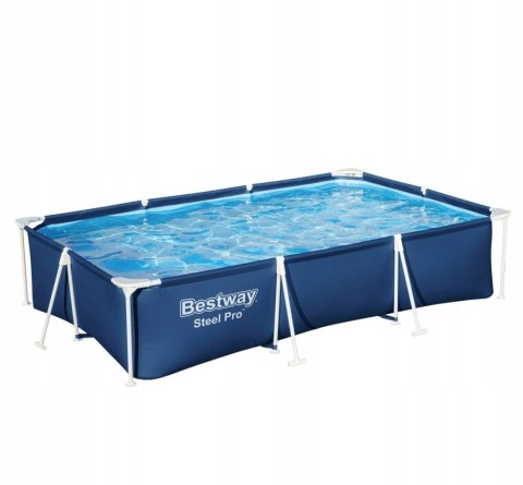 Basen Stelażowy Steel Pro 300x201x66 Prostokątny BESTWAY