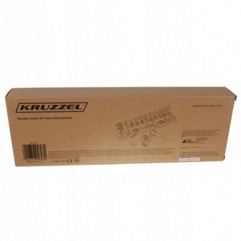 Drewniana Edukacyjna Układanka Sorter Montessori Klocki Jakość