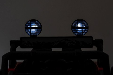 JEEP TOYOTA Licencja 4 Silniki 12V Ekoskóra Piankowe Koła Czerwony