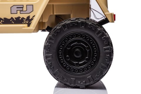 JEEP TOYOTA Licencja 4 Silniki 12V Ekoskóra Piankowe Koła Khaki