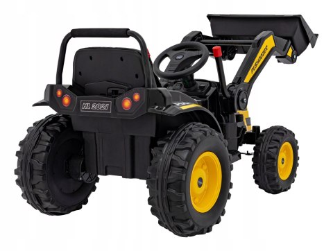 Koparka Traktor na Akumulator z Ruchomą Łyżką 2x35W 12V Żółty