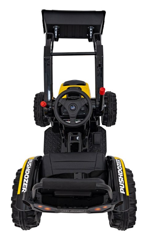 Koparka Traktor na Akumulator z Ruchomą Łyżką 2x35W 12V Żółty