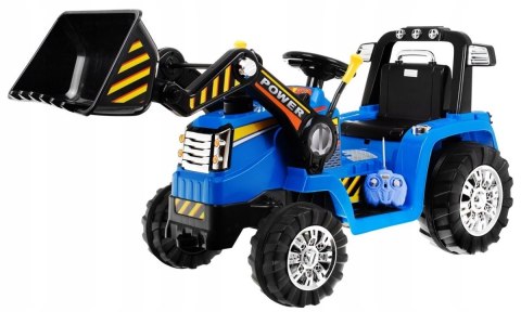 Koparka Traktor na Akumulator z Ruchomą Łyżką 2x45W 2x6V Niebieski Koparka Traktor na Akumulator z Ruchomą Łyżką 2x45W 2x6V Niebieski