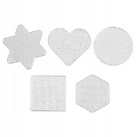 Koraliki do Prasowania Zestaw Szablony Prasowanka 5000szt Wzory + Wiaderko