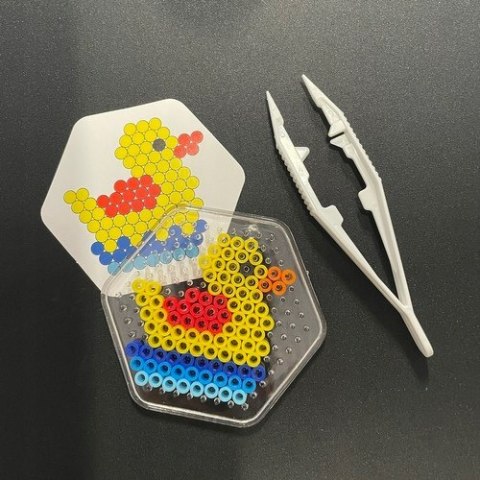 Koraliki do Prasowania Zestaw Szablony Prasowanka 5000szt Wzory + Wiaderko