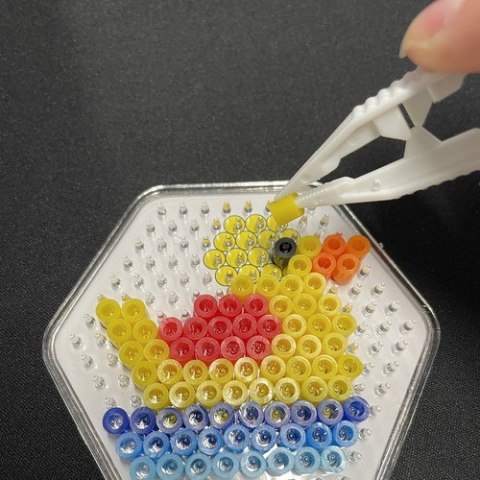 Koraliki do Prasowania Zestaw Szablony Prasowanka 5000szt Wzory + Wiaderko