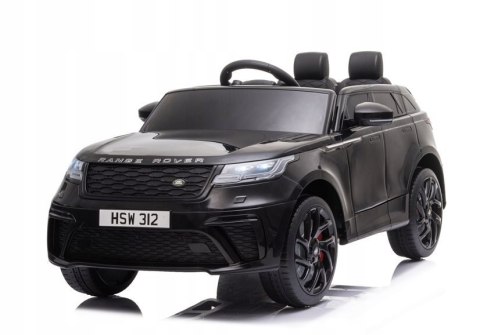 Range Rover Velat Licencja 2 Silniki 12V Ekoskóra Piankowe Koła Czarny Range Rover Velat Licencja 2 Silniki 12V Ekoskóra Piankowe Koła Czarny