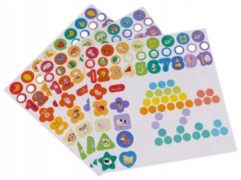 Układanka Puzzle Klocki Drewniana Mozaika Sorter Cyfry Jakość