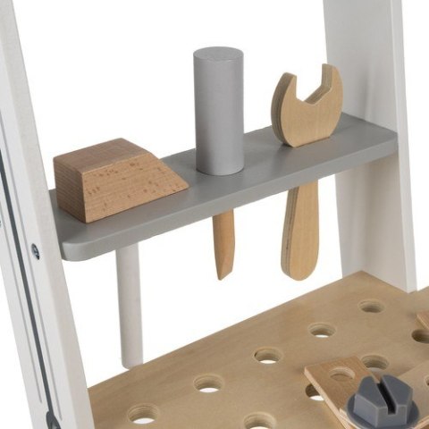 BEMI DREWNIANY WARSZTAT DLA DZIECI NA KÓŁKACH NARZĘDZIA SORTER IMADŁO