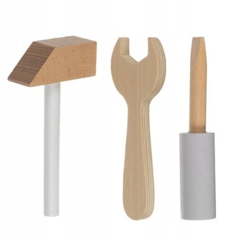 BEMI DREWNIANY WARSZTAT DLA DZIECI NA KÓŁKACH NARZĘDZIA SORTER IMADŁO