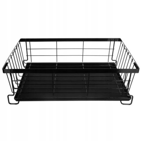 BEMI DUŻA DWUPOZIOMOWA SUSZARKA OCIEKACZ DO NACZYŃ CZARNA BEMI DUŻA DWUPOZIOMOWA SUSZARKA OCIEKACZ DO NACZYŃ CZARNA