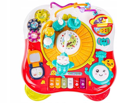 BEMI EDUKACYJNY INTERAKTYWNY STOLIK MUZYCZNY ORGANKI POCIĄG TELEFON ZĘBATKI