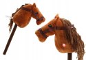 BEMI HOBBY HORSE PLUSZOWA GŁOWA KONIA NA KIJU DŹWIĘK GALOPU BRĄZOWY