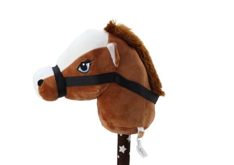 BEMI HOBBY HORSE PLUSZOWA GŁOWA KONIA NA KIJU DŹWIĘK GALOPU CIEMNO BRĄZOWY BEMI HOBBY HORSE PLUSZOWA GŁOWA KONIA NA KIJU DŹWIĘK GALOPU CIEMNO BRĄZOWY