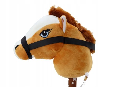 BEMI HOBBY HORSE PLUSZOWA GŁOWA KONIA NA KIJU DŹWIĘK GALOPU JASNO BRĄZOWY BEMI HOBBY HORSE PLUSZOWA GŁOWA KONIA NA KIJU DŹWIĘK GALOPU JASNO BRĄZOWY