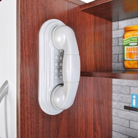 Kuchnia Drewniana dla Dzieci Dźwięki Światło LED + Akcesoria Garnki Jakość