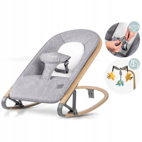 Leżaczek Bujaczek Pałąk z Zabawkami Regulowany Składany Pasy Jakość