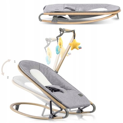 Leżaczek Bujaczek Pałąk z Zabawkami Regulowany Składany Pasy Jakość