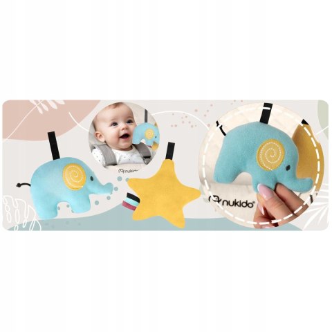 Leżaczek Bujaczek Pałąk z Zabawkami Regulowany Składany Pasy Jakość