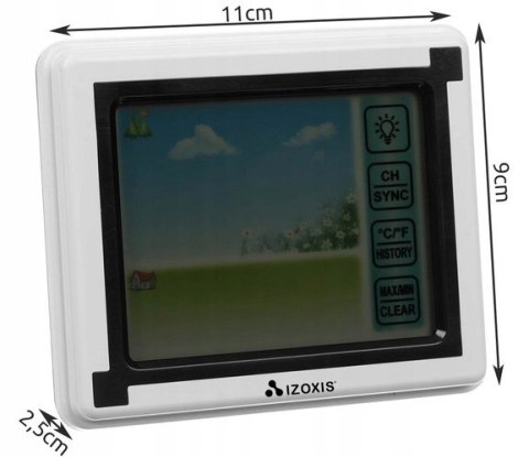 BEMI BEZPRZEWODOWA STACJA POGODY ZEWNĘTRZNY CZUJNIK HIGROMETR TERMOMETR