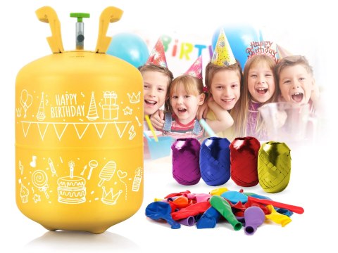BEMI BUTLA Z HELEM 0,2 m3 + 30 BALONÓW + 40m WSTĄŻKI ZESTAW NA IMPREZĘ ŻÓŁT BEMI BUTLA Z HELEM 0,2 m3 + 30 BALONÓW + 40m WSTĄŻKI ZESTAW NA IMPREZĘ ŻÓŁT