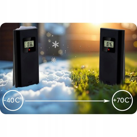 BEMI CYFROWA BEZPRZEWODOWA STACJA POGODY HIGROMETR BAROMETR ZEGAR CZUJNIK BEMI CYFROWA BEZPRZEWODOWA STACJA POGODY HIGROMETR BAROMETR ZEGAR CZUJNIK