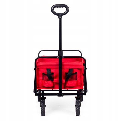 BEMI DUŻY WÓZEK OGRODOWY TRANSPORTOWY SKŁADANY 105x47cm CZERWONY BEMI DUŻY WÓZEK OGRODOWY TRANSPORTOWY SKŁADANY 105x47cm CZERWONY