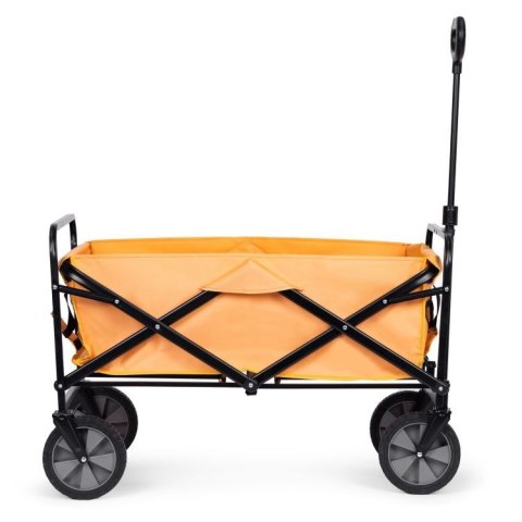 BEMI DUŻY WÓZEK OGRODOWY TRANSPORTOWY SKŁADANY 105x47cm POMARAŃCZOWY BEMI DUŻY WÓZEK OGRODOWY TRANSPORTOWY SKŁADANY 105x47cm POMARAŃCZOWY
