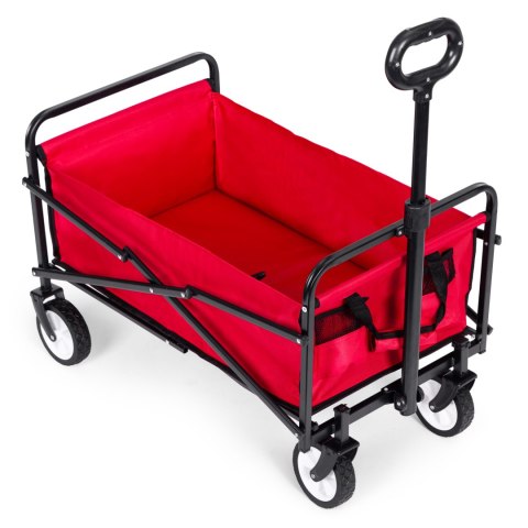 BEMI DUŻY WÓZEK OGRODOWY TRANSPORTOWY SKŁADANY 90x48cm CZERWONY BEMI DUŻY WÓZEK OGRODOWY TRANSPORTOWY SKŁADANY 90x48cm CZERWONY