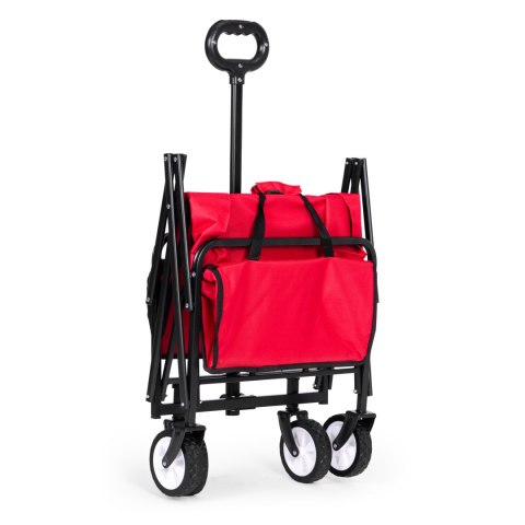 BEMI DUŻY WÓZEK OGRODOWY TRANSPORTOWY SKŁADANY 90x48cm CZERWONY BEMI DUŻY WÓZEK OGRODOWY TRANSPORTOWY SKŁADANY 90x48cm CZERWONY