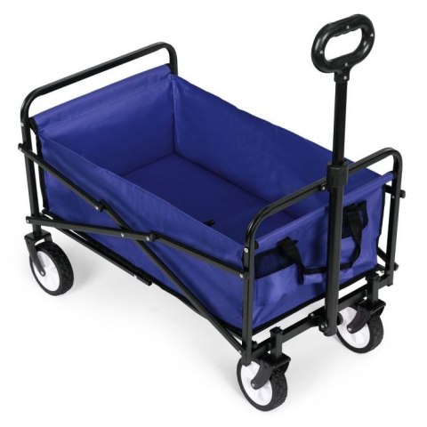 BEMI DUŻY WÓZEK OGRODOWY TRANSPORTOWY SKŁADANY 90x48cm NIEBIESKI BEMI DUŻY WÓZEK OGRODOWY TRANSPORTOWY SKŁADANY 90x48cm NIEBIESKI