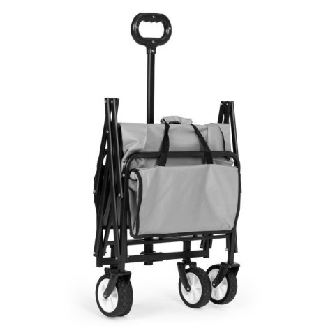 BEMI DUŻY WÓZEK OGRODOWY TRANSPORTOWY SKŁADANY 90x48cm SZARY BEMI DUŻY WÓZEK OGRODOWY TRANSPORTOWY SKŁADANY 90x48cm SZARY
