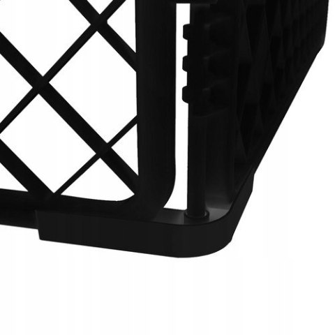 BEMI METALOWY KOJEC WYBIEG ZAGRODA DLA PSA SZCZENIAKA CZARNY