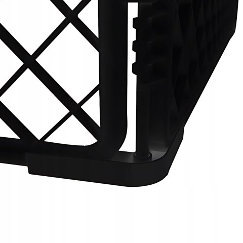 BEMI METALOWY KOJEC WYBIEG ZAGRODA DLA PSA SZCZENIAKA CZARNY