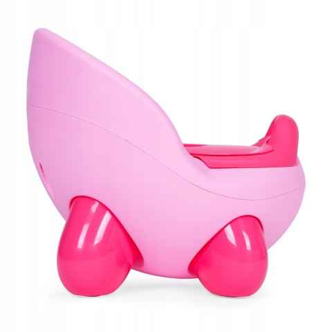 BEMI NOCNIK TOALETA WYJMOWANY WKŁAD ANTYPOŚLIZGOWE NÓŻKI PRZYKRYWKA RÓŻOWY