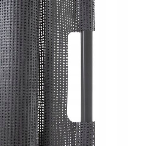 BEMI ROZWIJANA BRAMKA ZABEZPIECZAJĄCA 160cm BARIERKA NA SCHODY SZARA