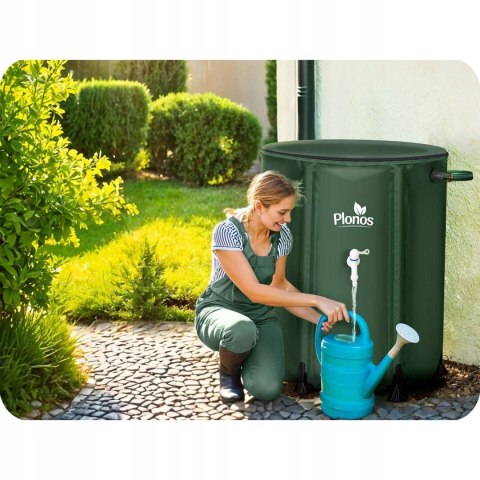 BEMI SKŁADANY ZBIORNIK NA DESZCZÓWKĘ 200L 70x60cm ZIELONY BEMI SKŁADANY ZBIORNIK NA DESZCZÓWKĘ 200L 70x60cm ZIELONY