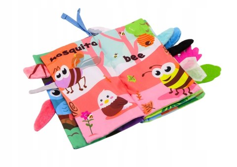 BEMI MIĘKKA KOLOROWA KSIĄŻECZKA SZELESZCZĄCA ZWIERZĄTKA PTAKI