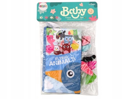 BEMI MIĘKKA KOLOROWA KSIĄŻECZKA SZELESZCZĄCA ZWIERZĄTKA PTAKI