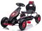 Duży Gokart na Pedały Pompowane Koła Hamulec Czarno-Czerwony