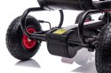 Duży Gokart na Pedały Pompowane Koła Hamulec Czarno-Czerwony