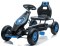 Duży Gokart na Pedały Pompowane Koła Hamulec Czarno-Niebieski