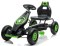 Duży Gokart na Pedały Pompowane Koła Hamulec Czarno-Zielony
