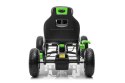Duży Gokart na Pedały Pompowane Koła Hamulec Czarno-Zielony